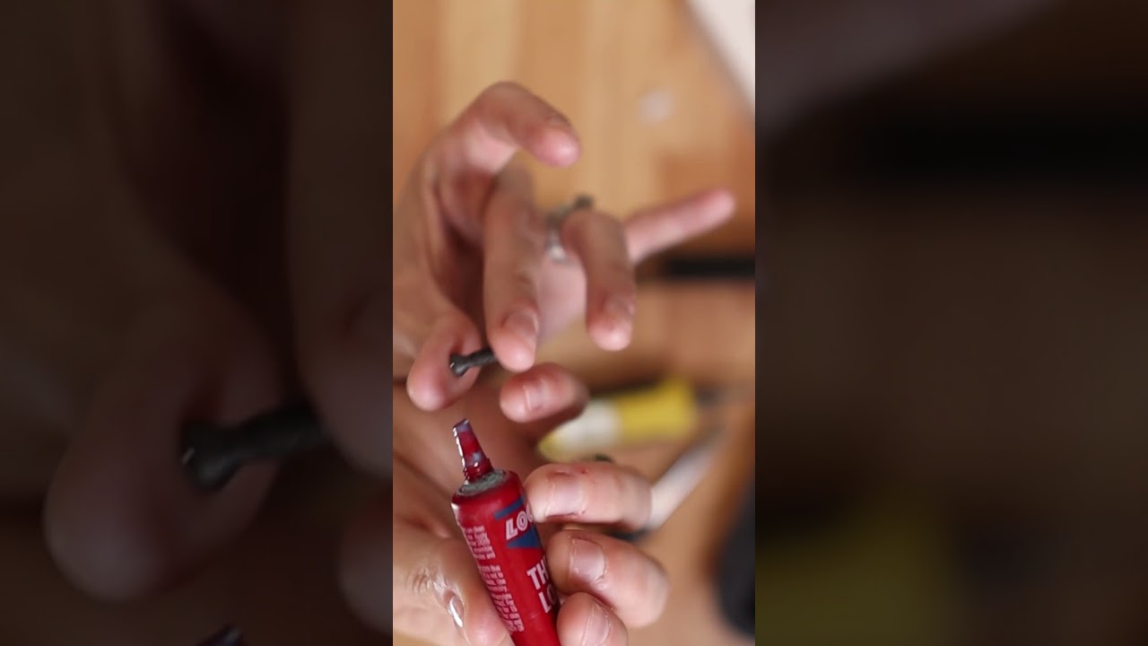 This is why you use thread locker 