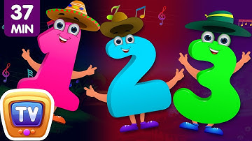 The NEW Numbers Song (Collection) | Learn to Count from 1 to 10 | ChuChu TV Number Rhymes for Kids
