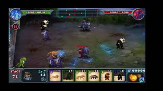 Afnan main game Fort Conquer dengan Pasukan Singa, Macan, Badak screenshot 4