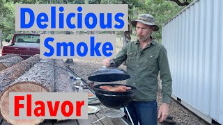 Grilling With Local Hardwood - Fast Easy Salmon Steelhead Trout w Smoke Flavor Steelhead Flavor