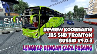 Review dan Tutorial Cara Pasang Kodename JB5 SHD Tronton Bussid V4.0.3 | Pemula Wajib Nonton