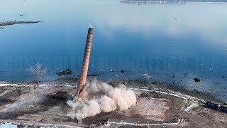 EXPLOSIVES DEMOLITION | Hart Island Chimney