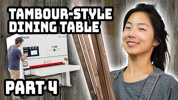 Making Bullnose Tambour Pieces and Using BIG Machines