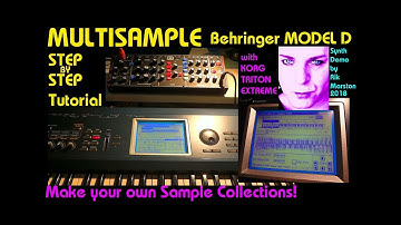 Multisample Behringer Model D Tutorial Korg Triton Extreme Analog Synthesizer Rik Marston