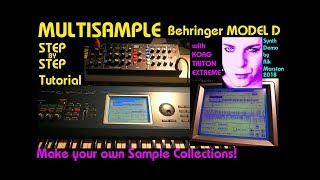 Multisample Behringer Model D Tutorial Korg Triton Extreme Analog Synthesizer Rik Marston