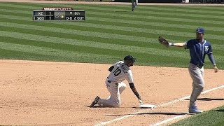 KC@CWS: Shields catches Ramirez leaning off first