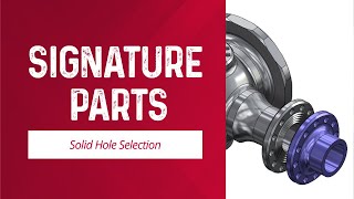 Celebrity Solid Hole Selection | Mastercam 2025 Signature Parts Profile