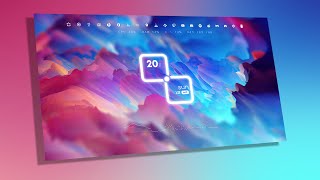 Give Your Desktop A Clean Fresh Look With This White Neon Theme!