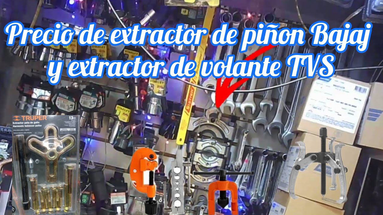 DONDE COMPRAR EXTRACTOR DE PIÑON DE CIGUEÑAL DE BAJAJ Y EXTRACTOR DE VOLANTE DE TVS