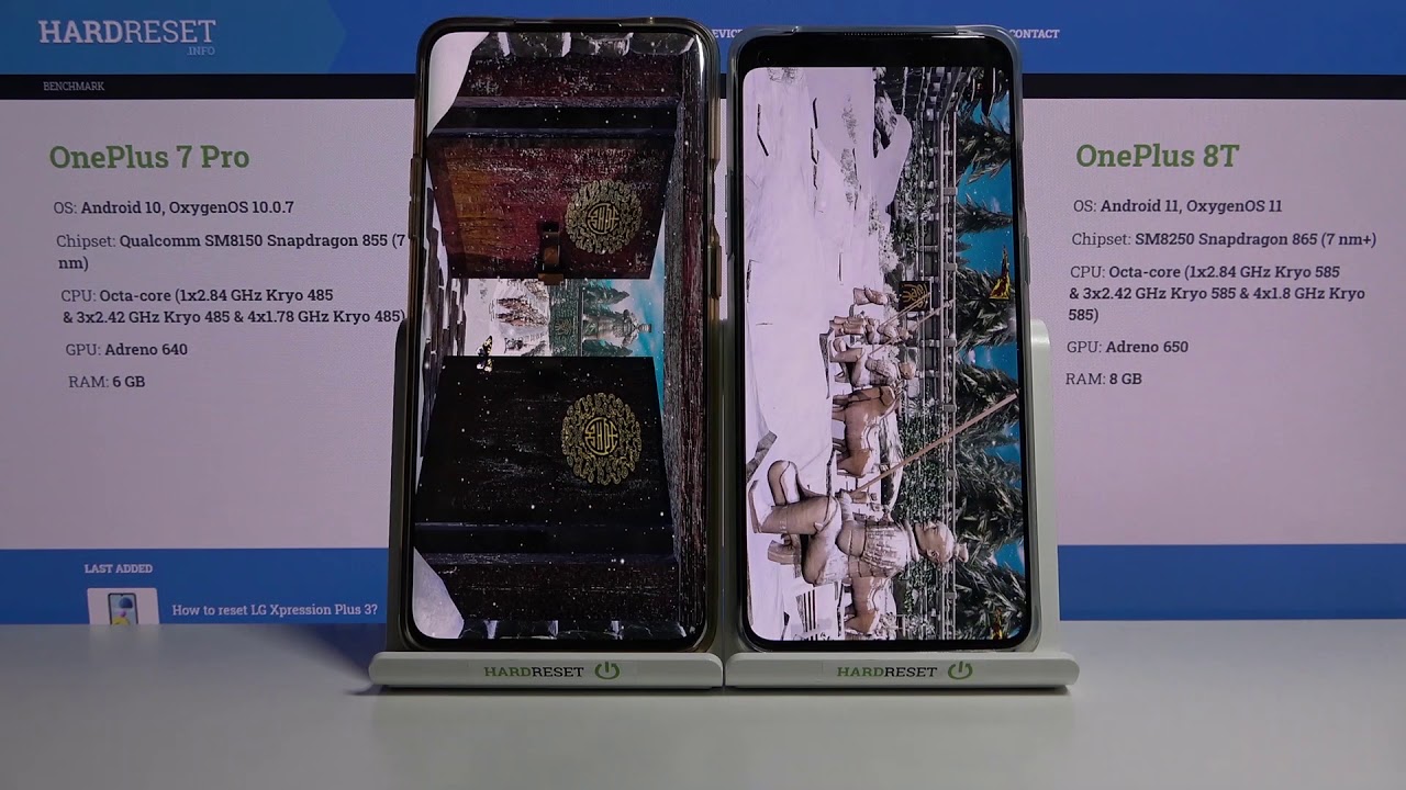 AnTuTu Benchmark on OnePlus 7 Pro vs OnePlus 8T – Performance Checkup