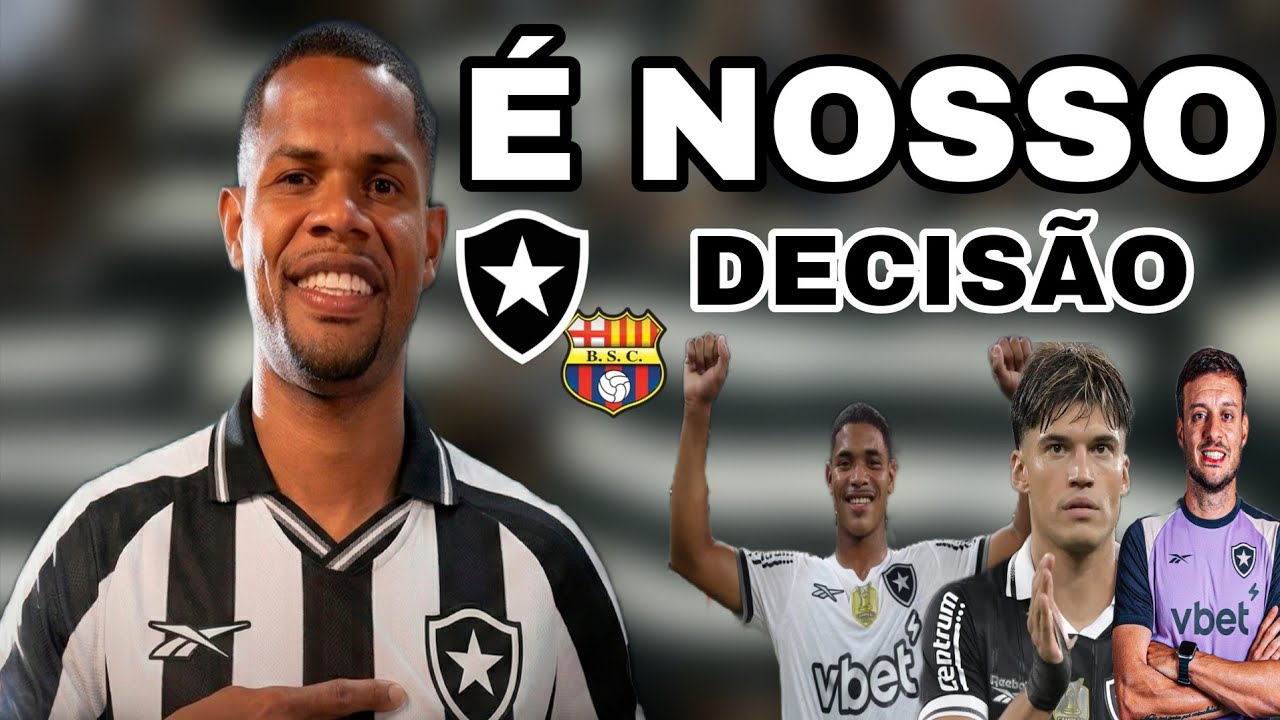 🚨BOTAFOGO JÁ FECHOU COM JÚNIOR SANTOS E HUGUINHO | QUAL DEVE SER O TIME TITULAR CONTRA O BARCELONA?