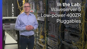 In the Lab: Waveserver 5. Leverage low-power 400ZR pluggables for single span interconnect