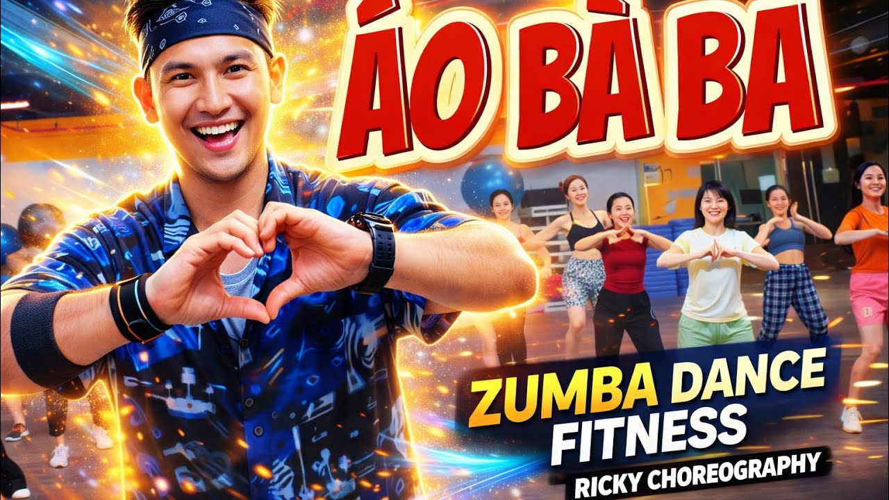 ÁO BÀ BA 💃 | Zumba Dance Fitness | Ricky Choreography | Fun & Easy Dance Workout