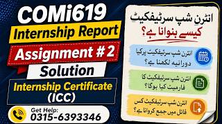 COMi619 Assignment 2 Solution ICC 2026 || comi619 internship report