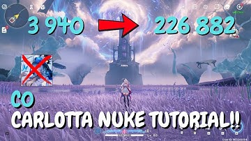 Carlotta 200K+ Nuke Tutorial!! [Wuthering Waves]