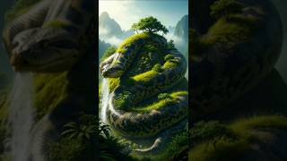 Nature Exploration: Giant python in Amazon mountain discovery 😨😨 😨 Amazon jungle #viral #wildlife
