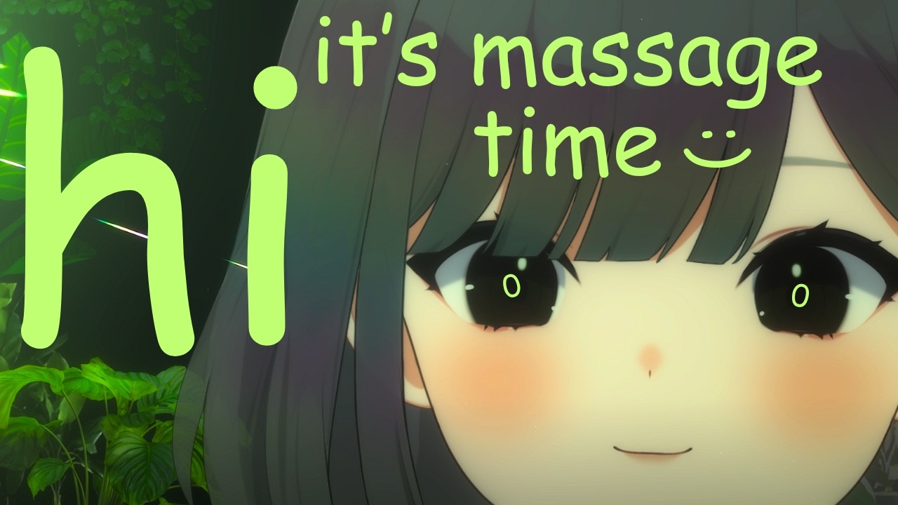 【ASMR】Массаж всего тела с маслом🧴🩷| Снимите стресс и напряжение🙏🏻 | Салон спокойного массажа✨ #3D...