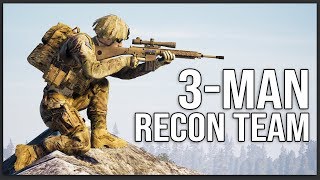 Our 3 Man Recon Squad Cleared An Entire Point - Squad