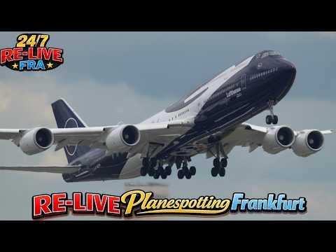 ✈️ RE-Live Planespotting at Frankfurt Airport – B747 Paradise Takeoffs & Landings - FRA - EDDF 2026