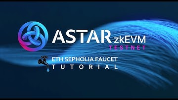 Astar zkEVM Testnet | Use the ETH SEPHOLIA FAUCET
