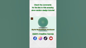 Flower Design with Ellipse Tool in Adobe Illustrator – Easy Tutorial! #shorts