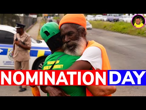 HOLNESS and GOLDING out and about on NOMINATION DAY