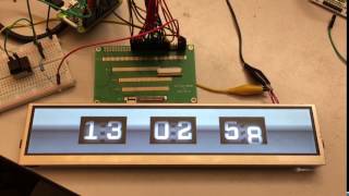 Odometer type clock with RPi Zero and Kivy