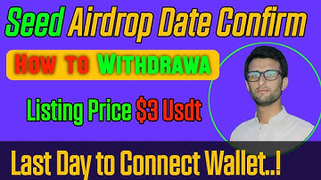 SEED Coin Listing Date | How to Connect SUI Wallet for Airdrop | SEED Coins Price Prediction | 1 Apr