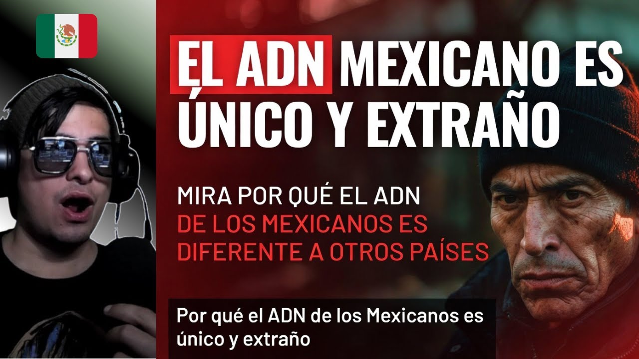 el ADN de los  MEXICANOS  ¿Por qué es tan único?  REACCION DE ECUATORIANO