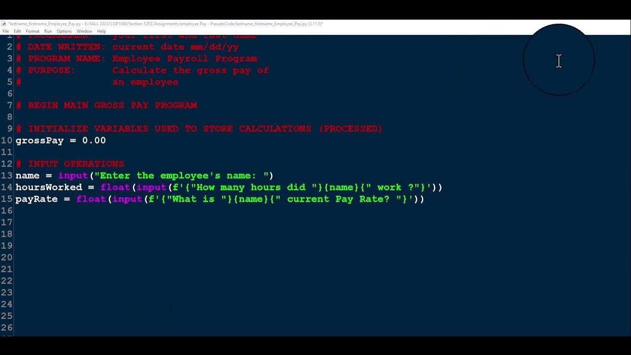 Pseudocode_And_Python - YouTube