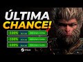 SORTEIO de Jogos AO VIVO! Sorteio do Black Myth Wukong, Cyberpunk 2077 UE e mais
