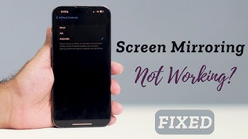 How to Fix Screen Mirroring Not Working on iPhone (2025)