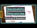 Geometric Sequences Quiz