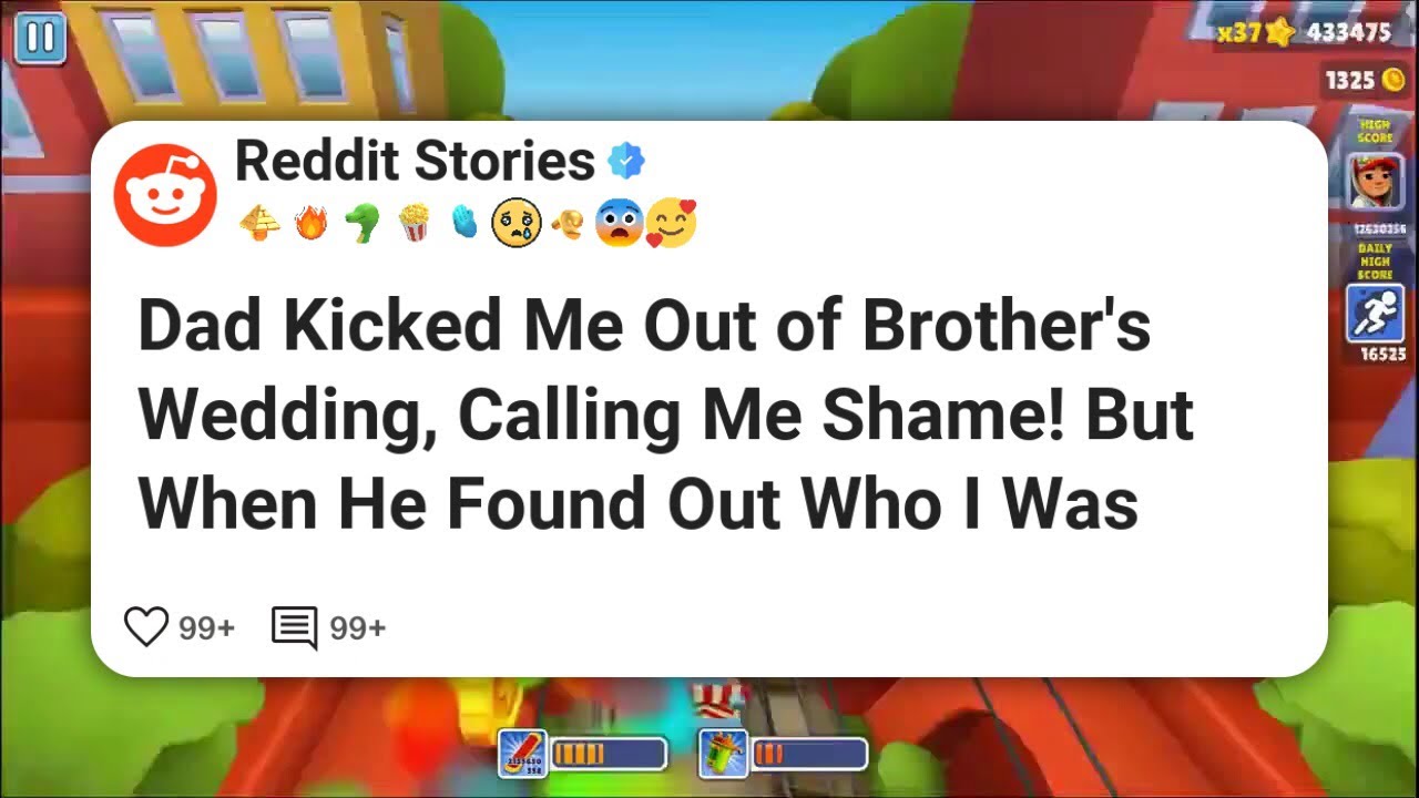 Dad Kicked Me Out of Brother's Wedding, Calling Me Shame! But When He Found Out Who I Was #reddit 