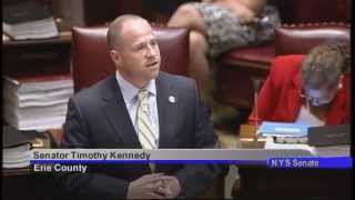 Senator Kennedy comments on resolution honoring  WNY figure Jim Hillery