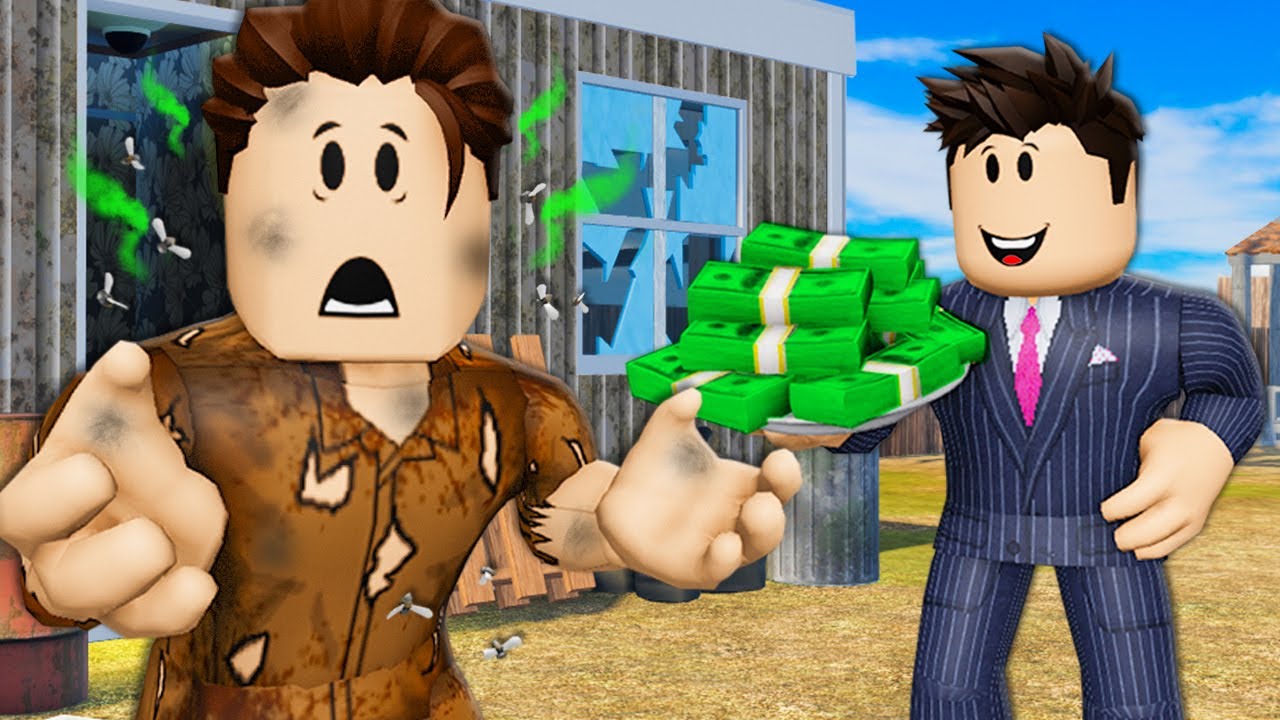 He Found Out He Was A Millionaire! A Roblox Movie