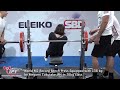 World M2 Record Bench Press Equipped with 138 kg by Megumi Tokutake JPN in 76kg class