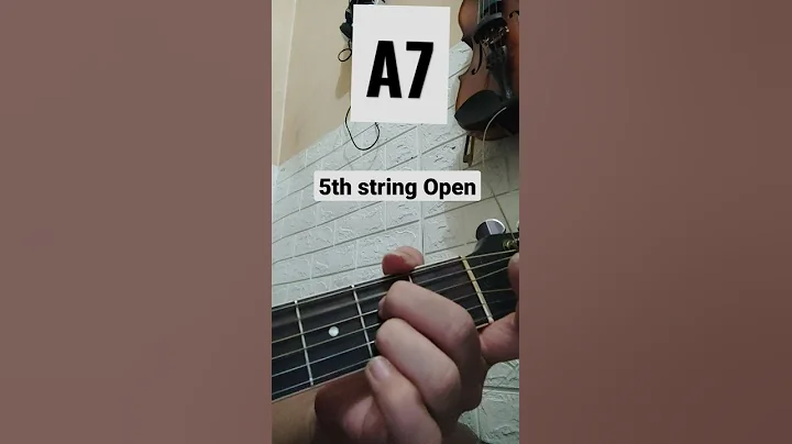 Belajar Kunci Gitar A7 Chord #shorts