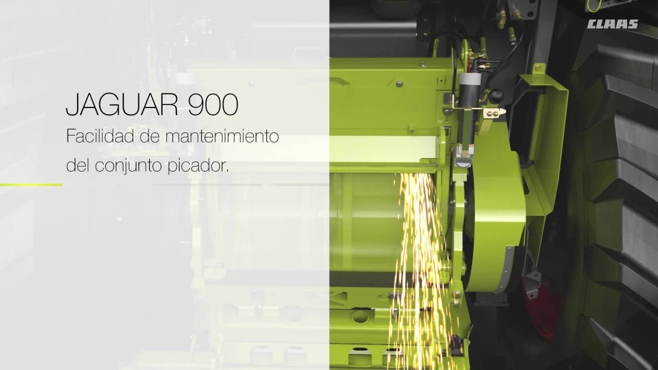 CLAAS JAGUAR 900. Facilidad de mantenimiento del conjunto picador. / 2017 / es