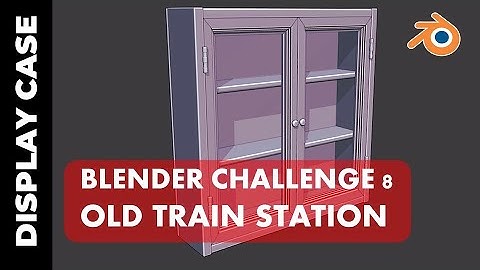 BLENDER CHALLENGE 8: Old Train Station (Part 6)