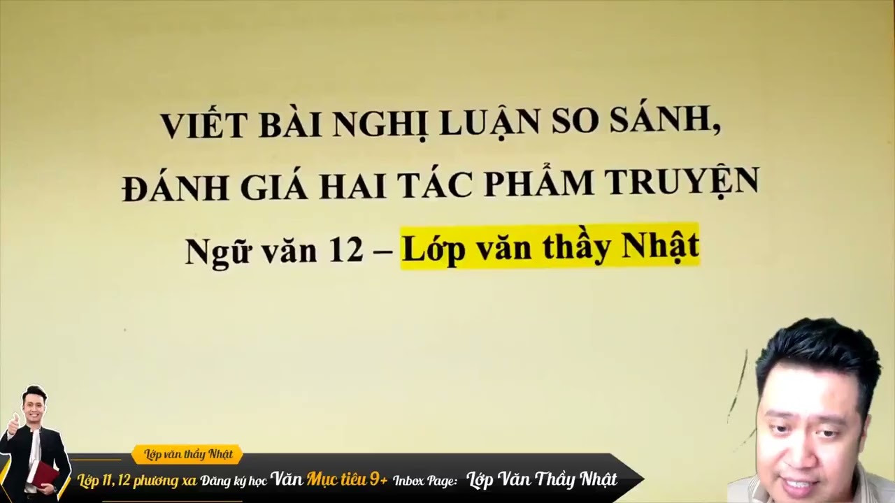 Hướng dẫn viết nghị luận so sánh, đánh giá hai tác phẩm truyện