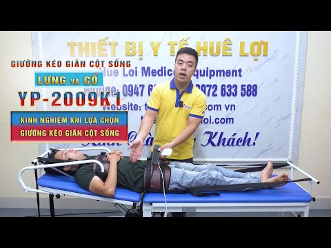 Video Giường kéo giãn cột sống Lưng và Cổ YP - 2009K1 || Tư... - youtube