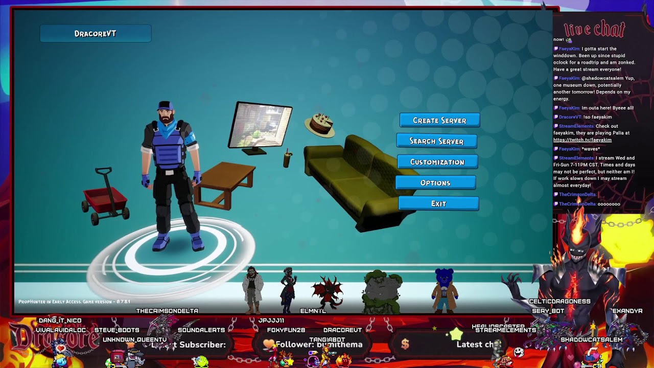 Super Saturday! Collab with @hounddoggamez_ and friends playing prop hunter!