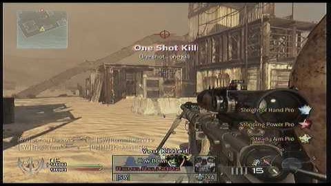 Sunny Darko Sniping on Rust 17/06/10 (MW2 Gameplay) BONUS*