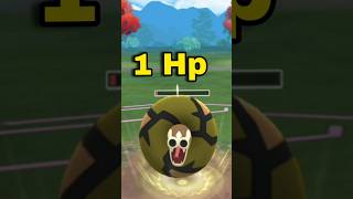 1.1 hp Sandaconda vs grunt in Pokemon GO.