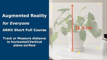 ARKit course in Flutter | Track or Measure distance in horizontal/vertical plane surface, Chapter: 5