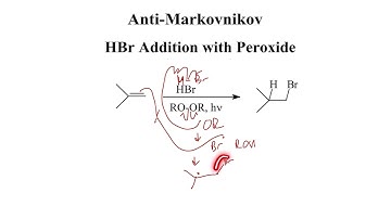 Anti Markovnikov HBr Addition with Peroxide Mechanism Explained!