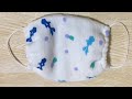 Easy Sewing Tutorial/ DIY Face Mask for kids size