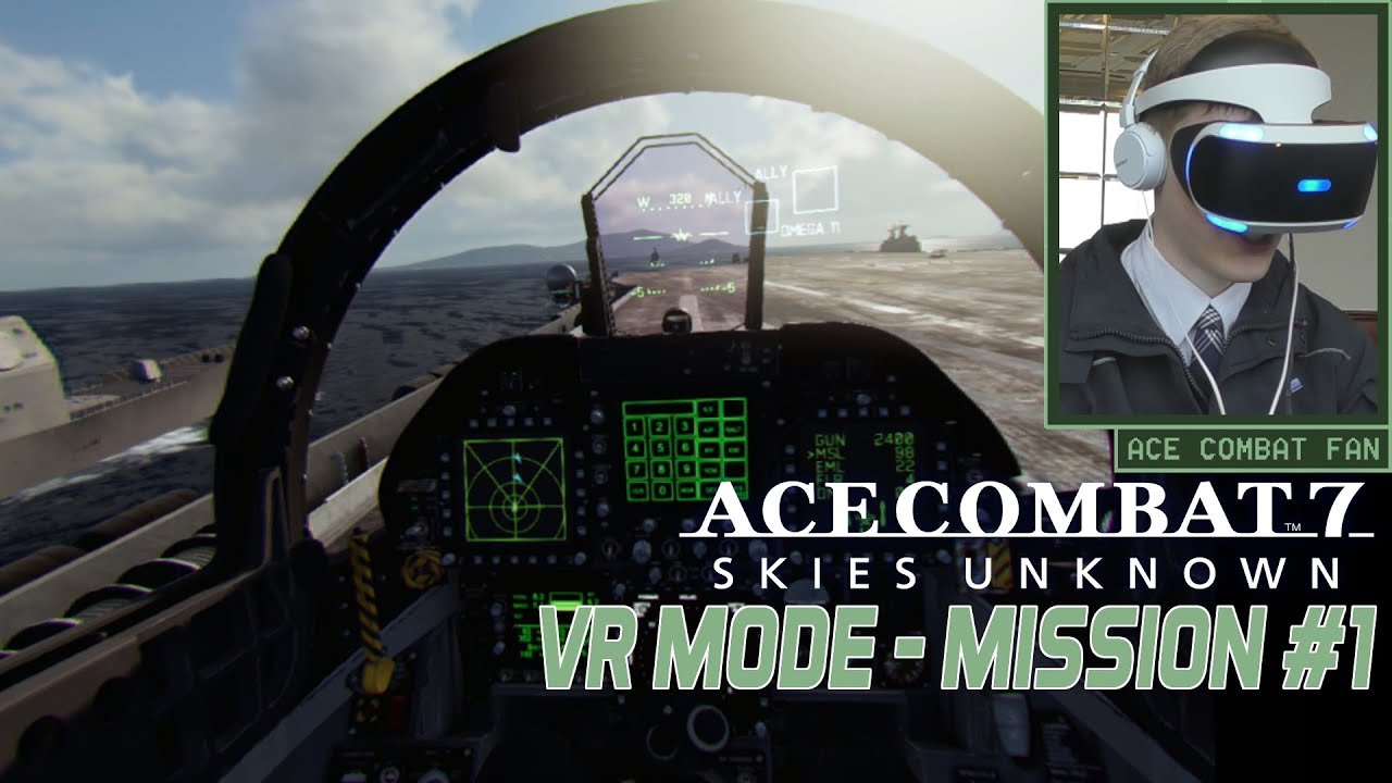 Ace Combat 7 | VR Mission #1 Scramble | F-18F Gameplay | 1080p - YouTube