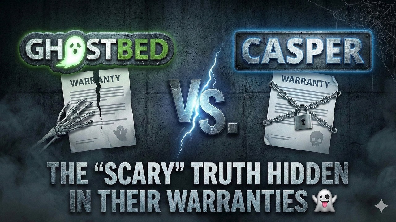GhostBed vs. Casper: The "Scary" Truth Hidden in Their Warranties 👻